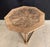 Brown Carved Oak Cricket Table, 1910 For Sale - Image 8 of 11