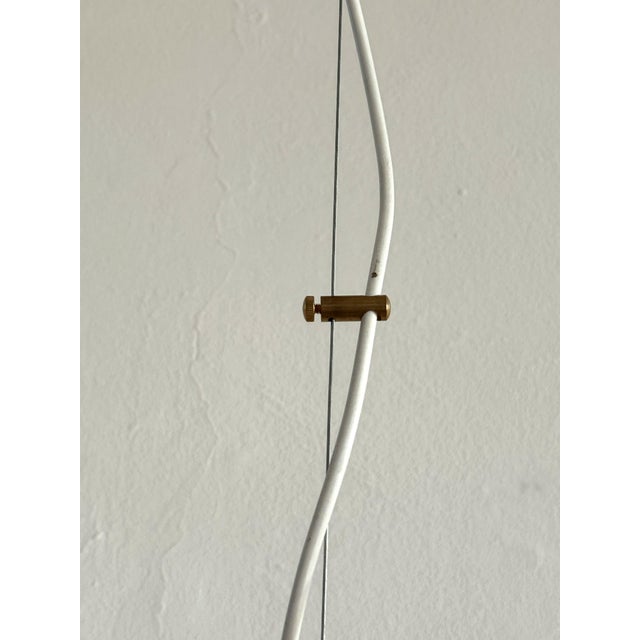 Vintage Pendant Light with Murano Tessuto Glass Globe and Brass from Venini, 1970s For Sale - Image 11 of 15