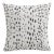 20" Decorative Pillow in Ink Linen Leopard For Sale