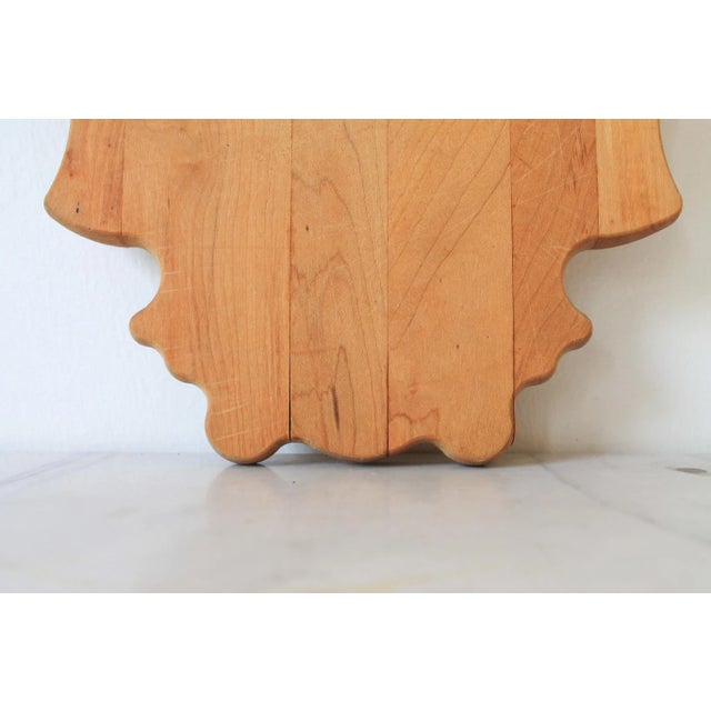 Mid 20th Century Vintage Wood Owl Cutting Board For Sale - Image 5 of 5