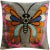"Introduce a burst of color and whimsical charm to your home decor with this handmade velvet throw pillow, featuring a...