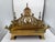 Late 19th Century Ornate Neoclassical Style Brass Double Inkwell Desk Set - "Minerva" & "Medusa" For Sale In New York - Image 6 of 16