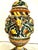 Vintage Italian Majolica Lamp With Rams' Heads Handles For Sale In San Francisco - Image 6 of 9