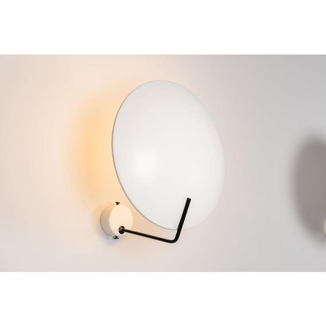 1950s Model 232 Wall Sconces by Bruno Gatta for Stilnovo, Italy, 1954, Set of 2 For Sale - Image 5 of 16