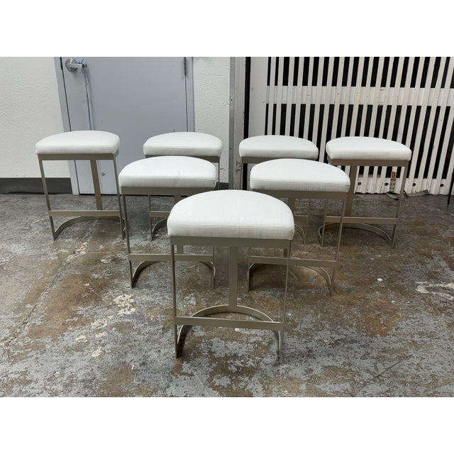 Design Plus Gallery presents a Set of Seven of Ivanna Counter Stools from Uttermost. Simplistic but sturdy, these...