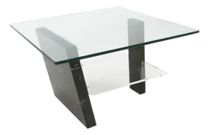Mid-Century Modern Italian Marble and Glass Coffee Table, 1970s