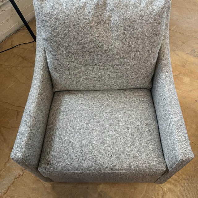 Gray Ruby Modern Swivel Lounge Chair For Sale - Image 8 of 8