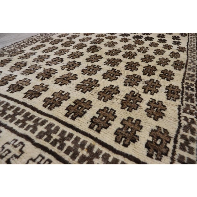 1950s Hand-Knotted Baluch Rug, Afghanistan, 1950s For Sale - Image 5 of 16