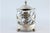 Silver Bonbon Box with a Cut Glass Core and Relief with Flowers and Plant Motifs and Supported by Three Round Feet. For Sale - Image 9 of 10