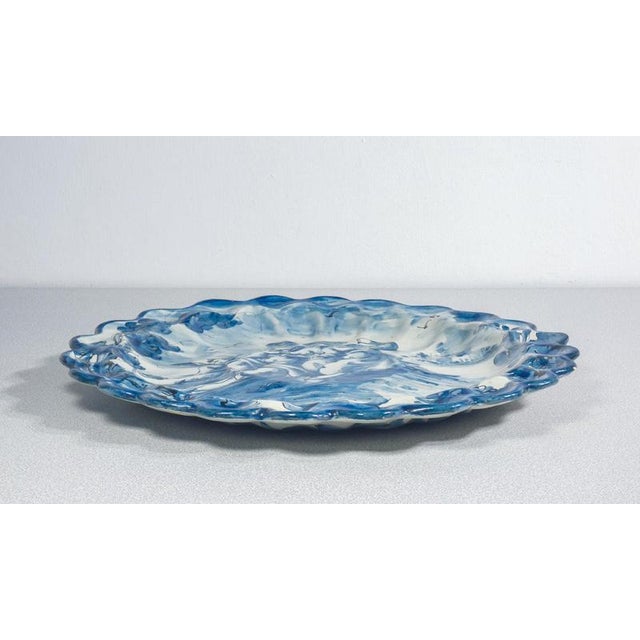 Hand Painted Ceramic Plate from Mazzotti Albisola For Sale - Image 3 of 18