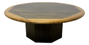 Lane Altavista Wood Coffee or Cocktail Table After Afra and Tobia Scarpa, 1970s