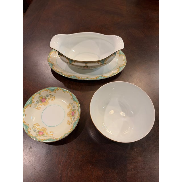 White 1930s Noritake Tiffany Porcelain Serving Set, 3 Pieces For Sale - Image 8 of 8