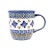 Ceramic 350 ml Ceramic Mugs by Porcelana Bolesławiec, Set of 4 For Sale - Image 7 of 8