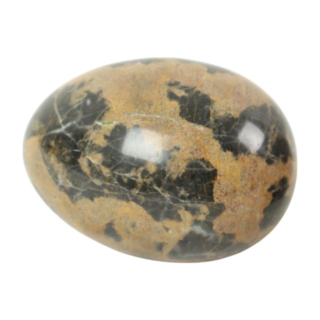 Large Marble Natural Stone Decorative Eggs, 1980s, Set of 3 For Sale - Image 3 of 12