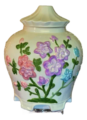 Vintage Bil-Mar 1979 Signed Pagoda Vase With Lid