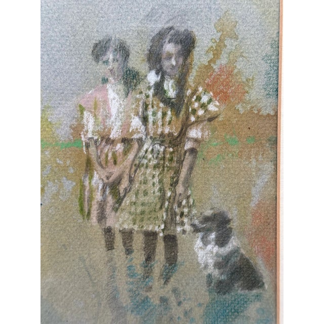 Jean Harris Framed Vintage Watercolor Painting For Sale - Image 4 of 9