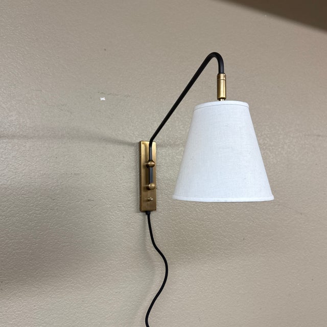 Coastal Serena & Lily Flynn Plug in Wall Sconces, Pair For Sale In San Francisco - Image 6 of 12