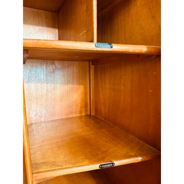 Rare English Art Deco Gentleman’s Wardrobe – C. 1920s/30s For Sale - Image 4 of 7