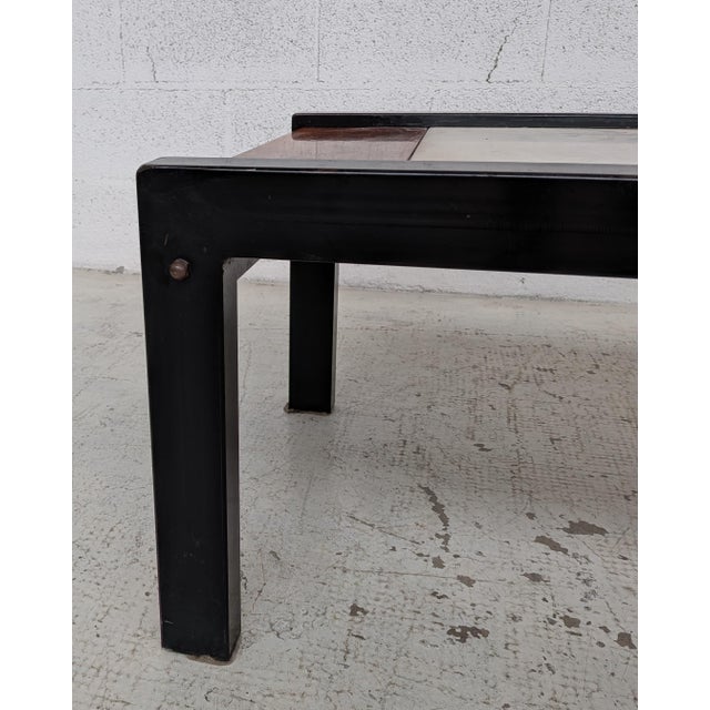 Black Low T68 Side Table attributed to Osvaldo Borsani and Eugenio Gerli for Tecno, 1960s For Sale - Image 8 of 12