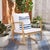 Classic meets contemporary in this sophisticated Daire Rocking Chair. Daires open frame in natural PE rattan emanates a...
