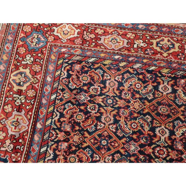 Galerie Shabab Collection Early 20th Century Persian Rustic Gallery Accent Rug For Sale - Image 9 of 10