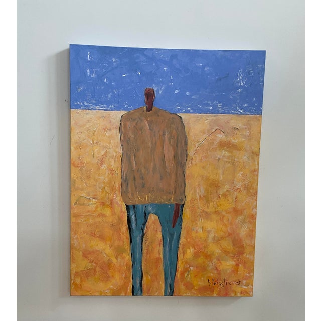 Gold Original Figurative Painting by C. Kleinstreuer For Sale - Image 8 of 15
