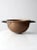 An antique copper chocolate pot featuring a substantial heavyweight form, rounded bottom, and sturdy iron handles....