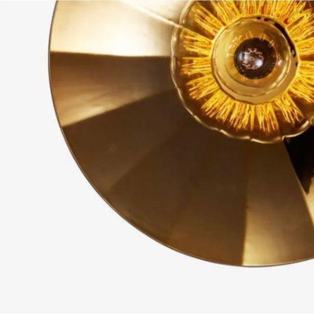 Gold Fractale Wall Light by Radar For Sale - Image 6 of 10