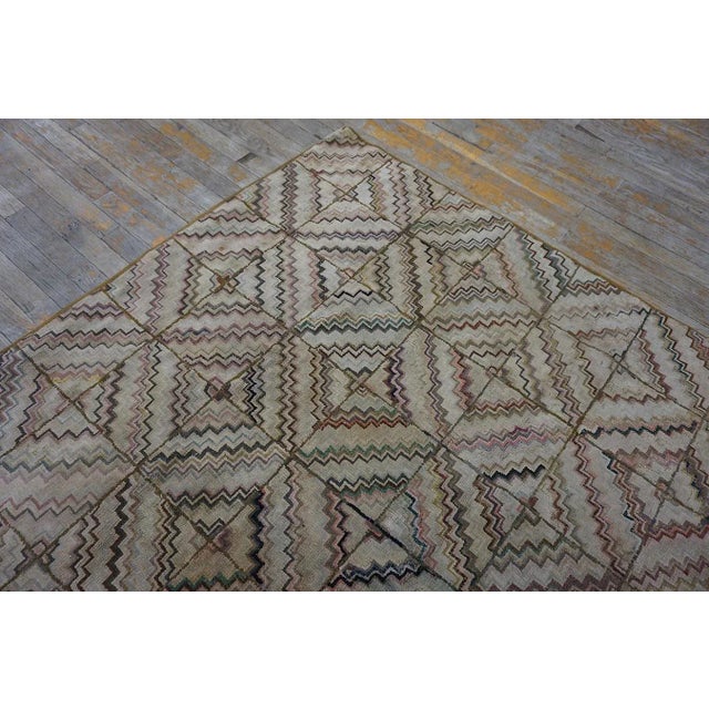 Antique American Hooked Rug For Sale - Image 9 of 10