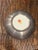 Vintage Chinese Tobacco Leaf Style Porcelain & Pewter-Tone Bowl For Sale In Dallas - Image 6 of 8