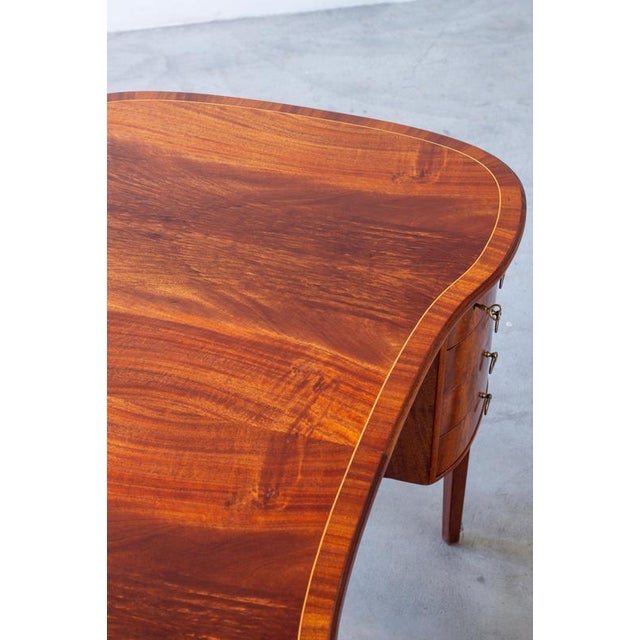 Swedish Modern Organic Desk in Mahogany, 1940s For Sale - Image 12 of 15