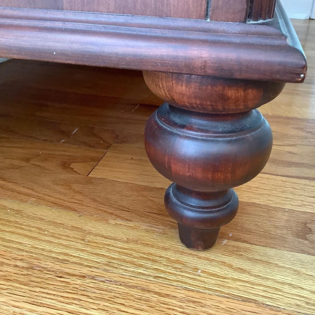 Wood 1930s Vintage Solid Cherry Durham Furniture Saville Row For Sale - Image 7 of 11