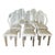 Vintage Acrylicore /Shahrooz Hollywood Regency Style Lucite Dining Chairs - Set of 8 For Sale