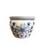 Late 20th Century Vintage Blue & White Chinoiserie Orchid Pot/ Cache Pot / Jardiniere / Planter For Sale - Image 5 of 7