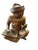 Vintage Chinoiserie Hand-Carved Soapstone Scholar Figurines With Abacus & Tablet, Set of 2 For Sale In Greensboro - Image 6 of 12