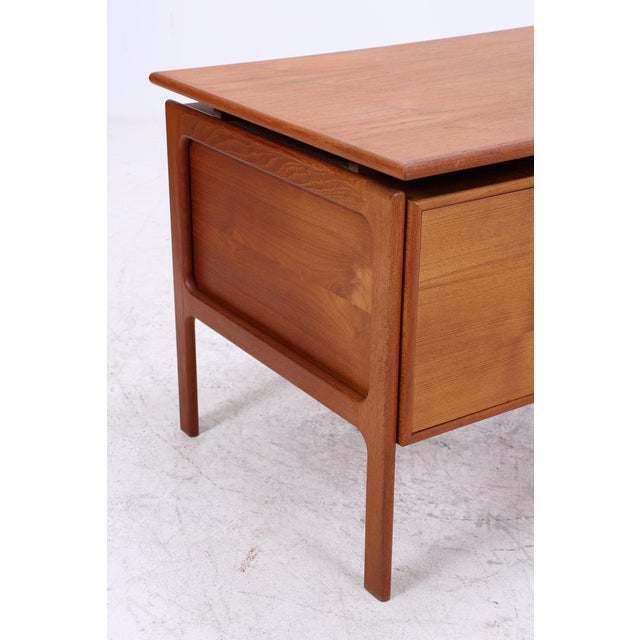 Mid-Century Danish Teak Desk by Arne Vodder For Sale - Image 12 of 16