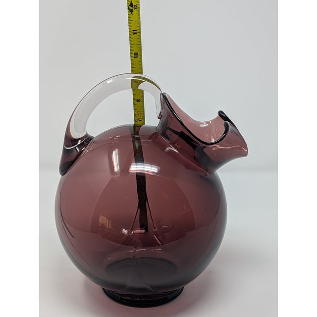 Vintage and Hand Blown Amethyst Glass - 8 Piece Curation Including Blenko and Cambridge Glass For Sale - Image 11 of 18