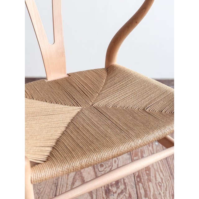 Mid-Century Modern CH24 Chair in Oak with Danish Cord by by Hans J. Wegner for Carl Hansen & Søn, 1960s For Sale - Image 9 of 18