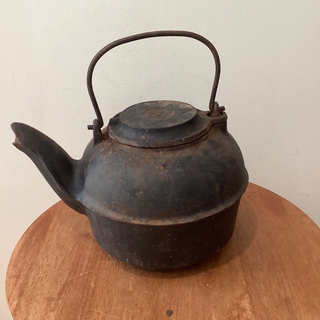 Antique Collectable Big & Heavy Cast Iron Kettle by Gibson & Lee Mfg. Company Chattanooga Circa1800s For Sale - Image 12 of 12