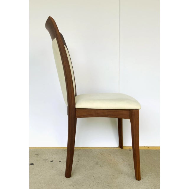 2020s Copeland Co. Modern Ivory Suede Morgan Chair For Sale - Image 5 of 7