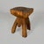 Brown Italian Modern Square Wooden Stools, 1970s, Set of 3 For Sale - Image 8 of 18