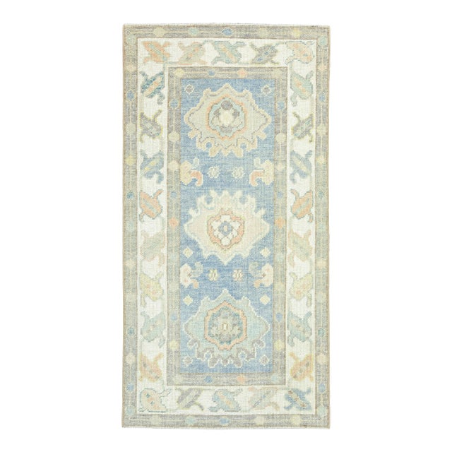 Turkish Oushak Rug 2'6" x 4'10" #19500 For Sale