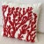 1970s Coral Embroidered Pillow For Sale - Image 5 of 10