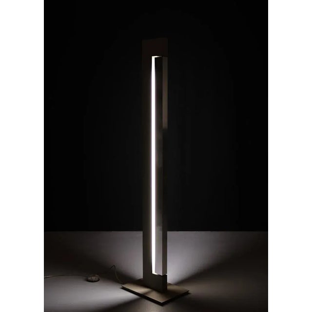 Metal Ara Rotating Floor Lamp by Ilaria Marelli, 1980s For Sale - Image 7 of 11