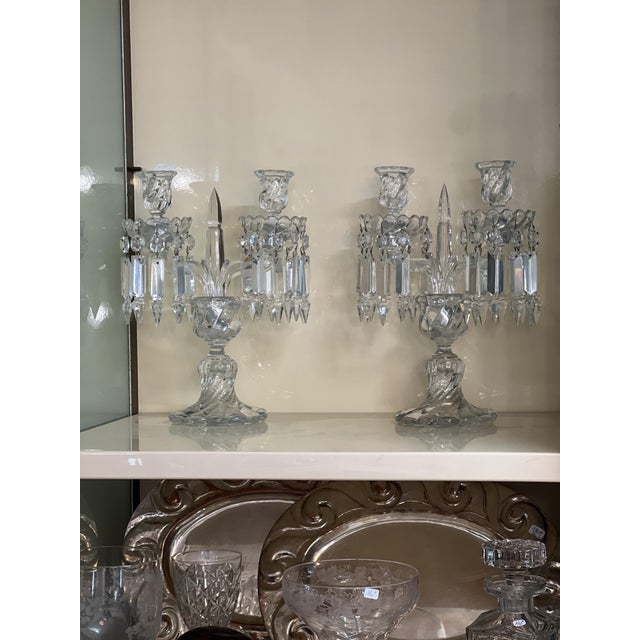 Girandole Chandeliers from Baccarat, 1950s, Set of 2 For Sale - Image 15 of 15