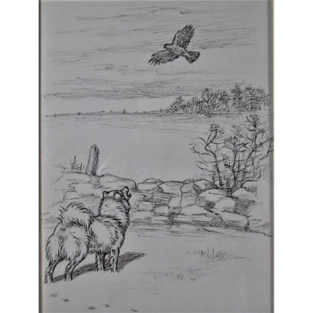 Artist: Margaret.S Johnson (American, 1893-1964) Title: Sam and the Inkspot Year: Circa 1930 Medium: Ink drawing Paper:...