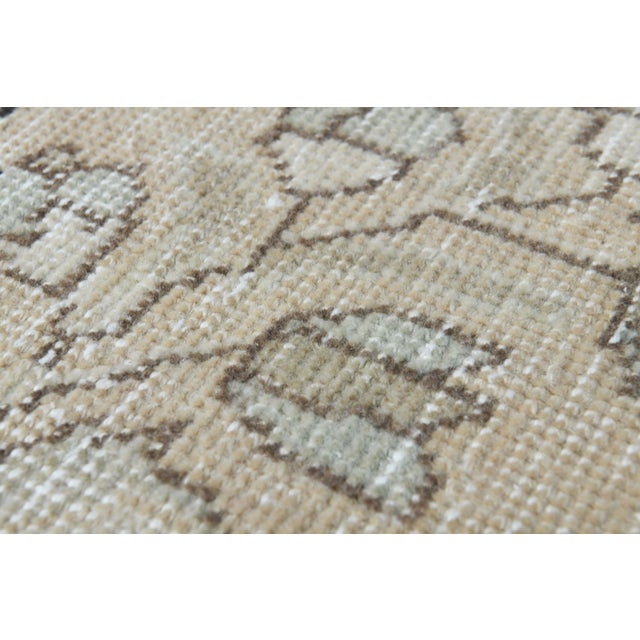 Orange 1970s Vintage Persian Handmade Wool Cotton Orange Area Rug For Sale - Image 8 of 11