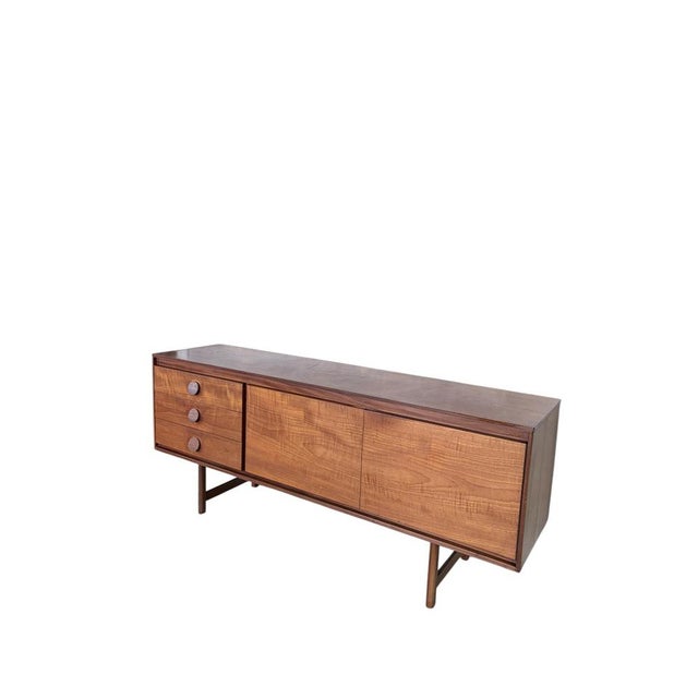 Mid-Century Modern Danish Teak Sideboard with Chunky Handles, 1970s For Sale - Image 9 of 10