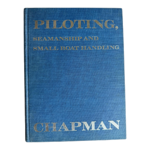 1971 Edition Piloting Seamanship and Small Boat Handling Maritime Blue Hardcover Reference Book
