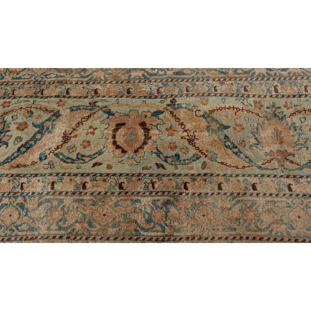 One-of-a-kind Antique Persian Kirman Animal, Botanic Carpet For Sale In New York - Image 6 of 7